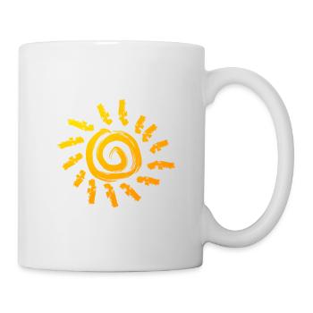 soleil - Mug blanc - blanc - Droite