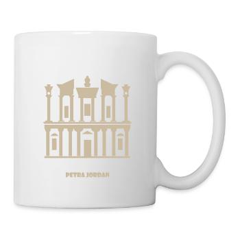 Petra Jordan Landmark Travel Gift Idea - Mug - white - Right