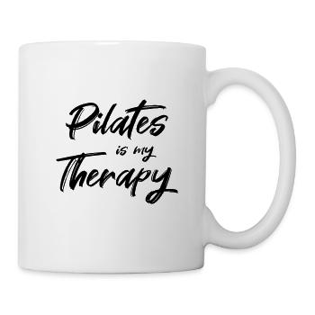 Pilates is my therapy - Mug - white - Right