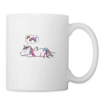 Dreaming unicorn - Mug - white - Right