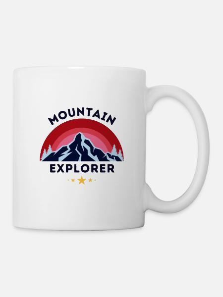 Mountain Explorer 1974 - Tasse - Weiß