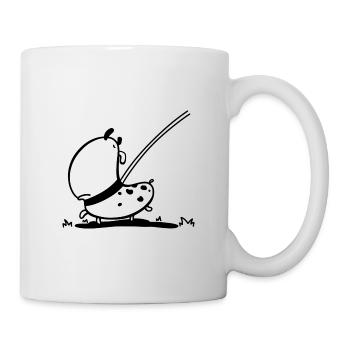 Hundi - Mug blanc - blanc - Droite
