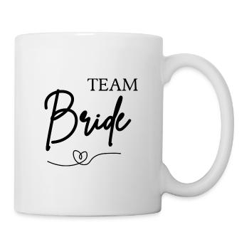 Junggesellinnenabschied - TEAM BRIDE - Tasse - Weiß - Rechts