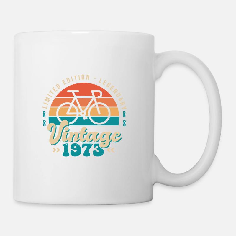 1973 Anniversary 50 years cycling - Mug - white