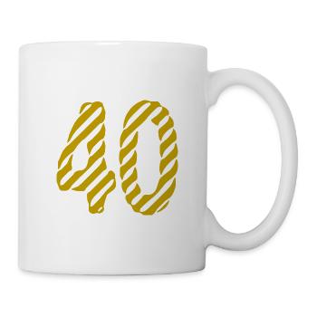 ANNIVERSARY. HAPPY BIRTHDAY. HAPPY BIRTHDAY. - Mug - white - Right