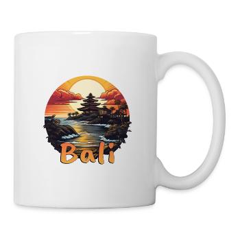 Bali Sunset : tout savoir sur les vacances à la plage - Mug blanc - blanc - Droite