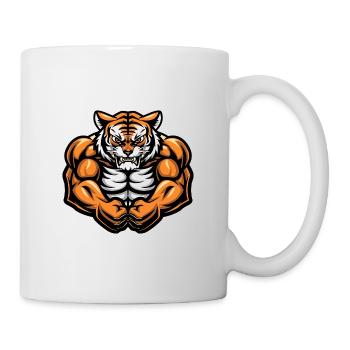 Tiger Muscles Fitness - Mug - white - Right