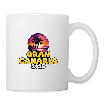 Gran Canaria 2025 Palm Trees Multicolored - Mug - white - Right
