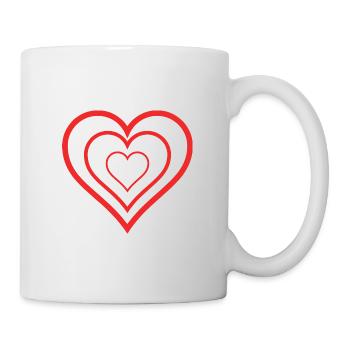 HEART. MAMMA. MOTHER'S DAY. PARTY. HAPPY BIRTHDAY - Mug - white - Right