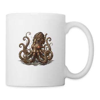 Octopus Steampunk Einfallsreichtum - Tasse - Weiß - Rechts