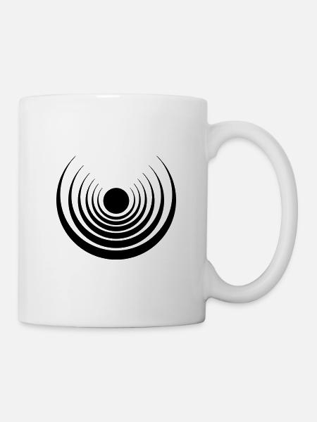 La lune Amulette amulette force de la 7 Wicca pleine lune - Mug blanc - blanc