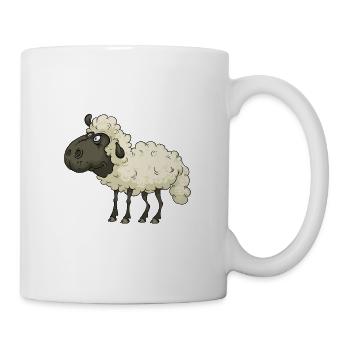 Schaf - Tasse - Weiß - Rechts