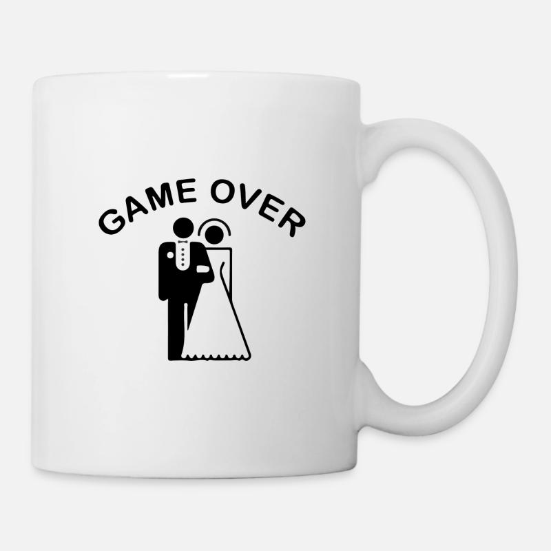 Game Over - Mariage - Marié - Mariage - Mariage - Mug blanc - blanc