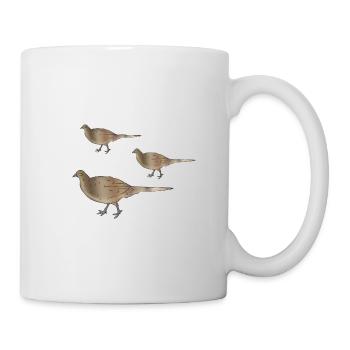 Fasan küken - Tasse - Weiß - Rechts