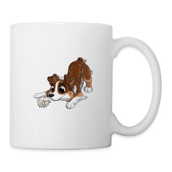 The cutest Australian Shepherd - Mug - white - Right