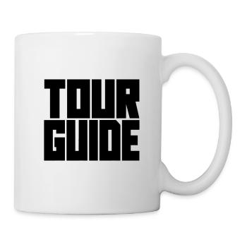 safari tour guide - Tasse - Weiß - Rechts