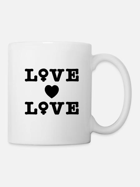 Love is love ❤️ - Mug - white