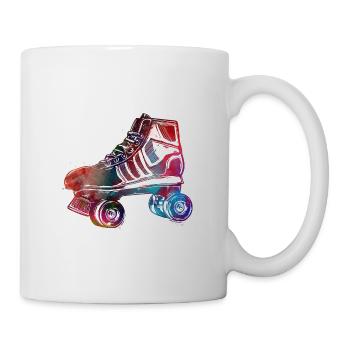 roller skates sport art #roller #skates - Mug - white - Right