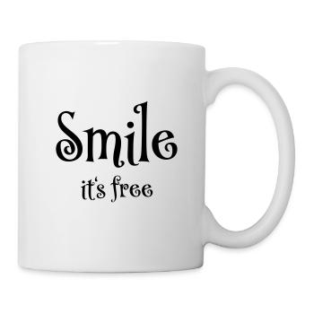 Smile. It's free - Mug - white - Right