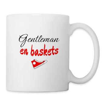 Gentleman en baskets. Cadeau Homme humour - Mug blanc - blanc - Droite