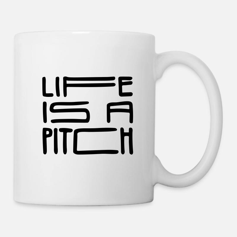 La vie est un pitch - Mug blanc - blanc