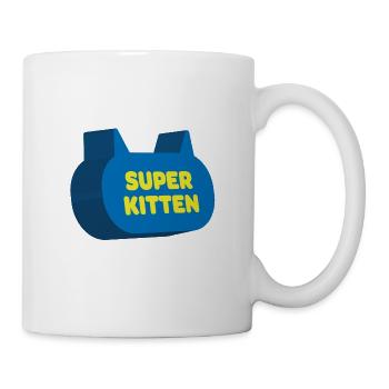 Super Kätzchen - tolles Kätzchen - Tasse - Weiß - Rechts