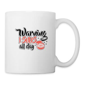 Snus sans fumée anti-fumeurs nicotiniques non-fumeurs - Mug blanc - blanc - Droite