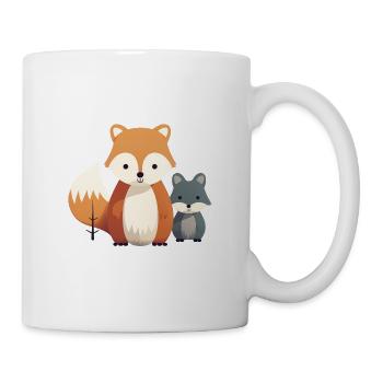 Cute Animal - Tasse - Weiß - Rechts