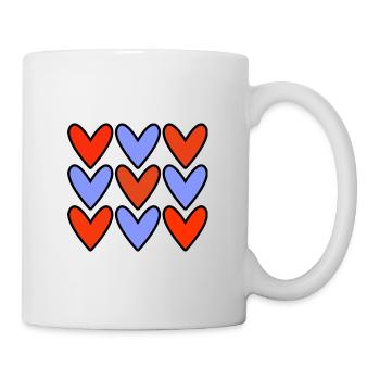 JOYEUX ANNIVERSAIRE. HAPPY BIRTHDAY. ANNIVERSAIRE. - Mug blanc - blanc - Droite