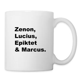 Coaching since 333 b.c. - Tasse - Weiß - Rechts