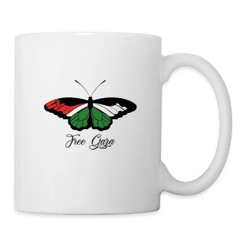 Free Gaza - Tasse - Weiß - Rechts