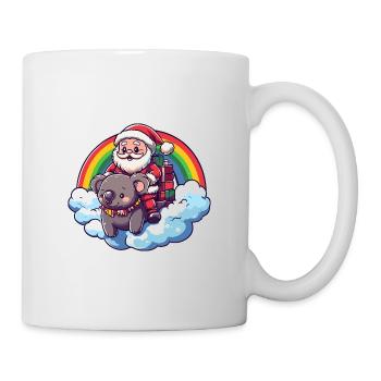 Koala Santa Claus Rainbow - Mug - white - Right