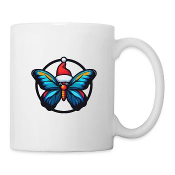 Noël Papillon Noël - Mug blanc - blanc - Droite