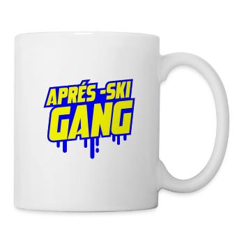 Après-ski course - Mug - white - Right