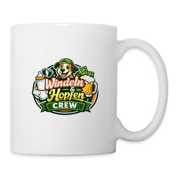 Diapers & Hops Crew - Mug - white - Right