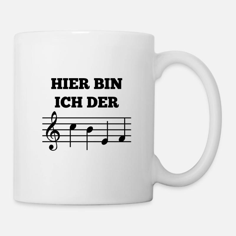 Hier bin ich der Chef - Tasse - Weiß