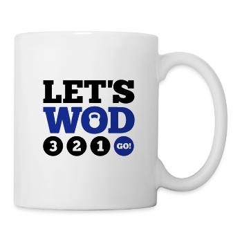 Let's WOD - Mug blanc - blanc - Droite