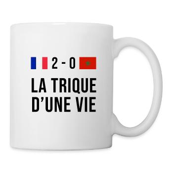 France et Maroc la trique d'une vie - Mug blanc - blanc - Droite