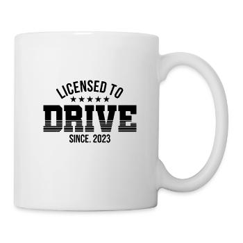 Driver's license 2023 driving test passed gift - Mug - white - Right