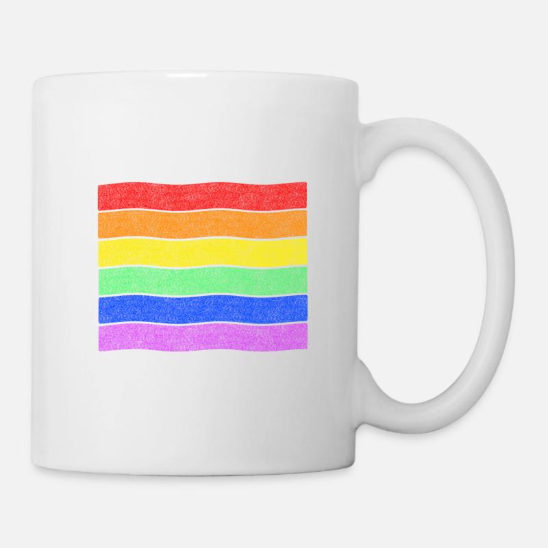 Rainbow Pride - Tasse - Weiß