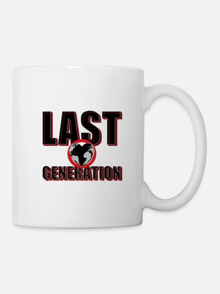 Letzte Generation - Stolz auf Klimaschutz - Tasse - Weiß