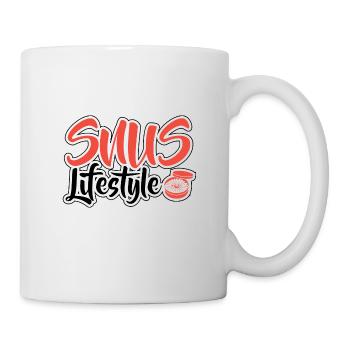 Snus rauchfrei Nichtraucher Nikotin Antiraucher - Tasse - Weiß - Rechts