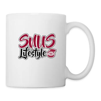 Snus smokeless non-smoking nicotine anti-smokers - Mug - white - Right