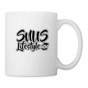 Snus sans fumée anti-fumeurs nicotiniques non-fumeurs - Mug blanc - blanc - Droite