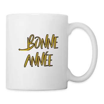 BONNE ANNEE. SAINT SYLVESTRE. NOUVELLE ANNÉE - Mug blanc - blanc - Droite