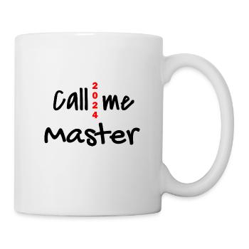 Master 2024 Masterabschluss Sponsion Graduation - Tasse - Weiß - Rechts
