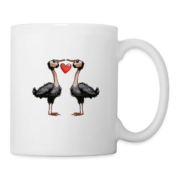 Bouquet Couple Saint-Valentin - Mug blanc - blanc - Droite