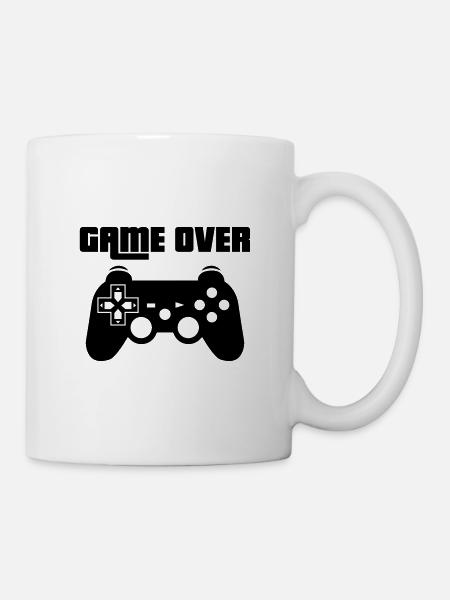 Game Over Play station - Mug - white