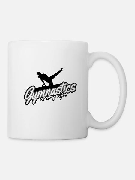 La gymnastique est ma vie Turner Design - Mug blanc - blanc