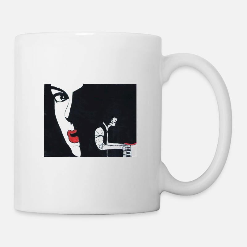 Jazzbar Pop Art - Tasse - Weiß